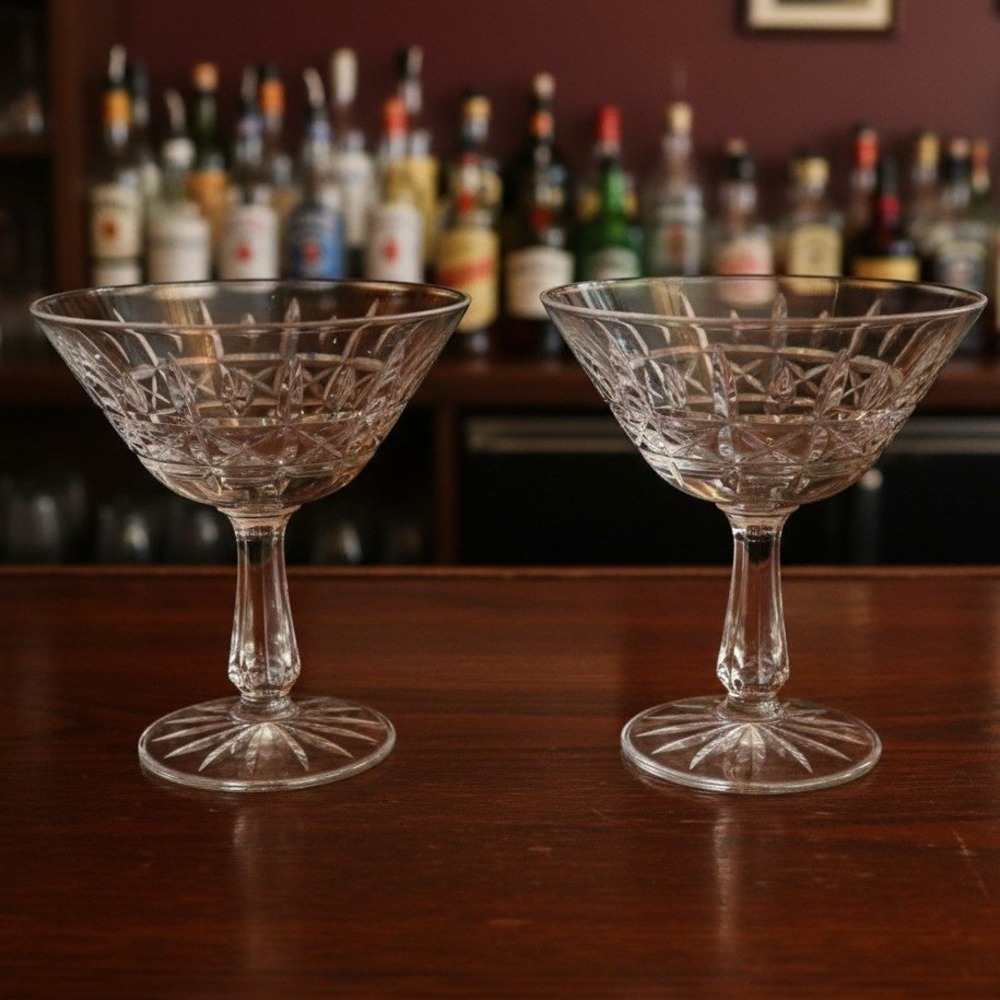 Waterford Cut Crystal Kylemore Coupe Champagne Sherbet Dishes